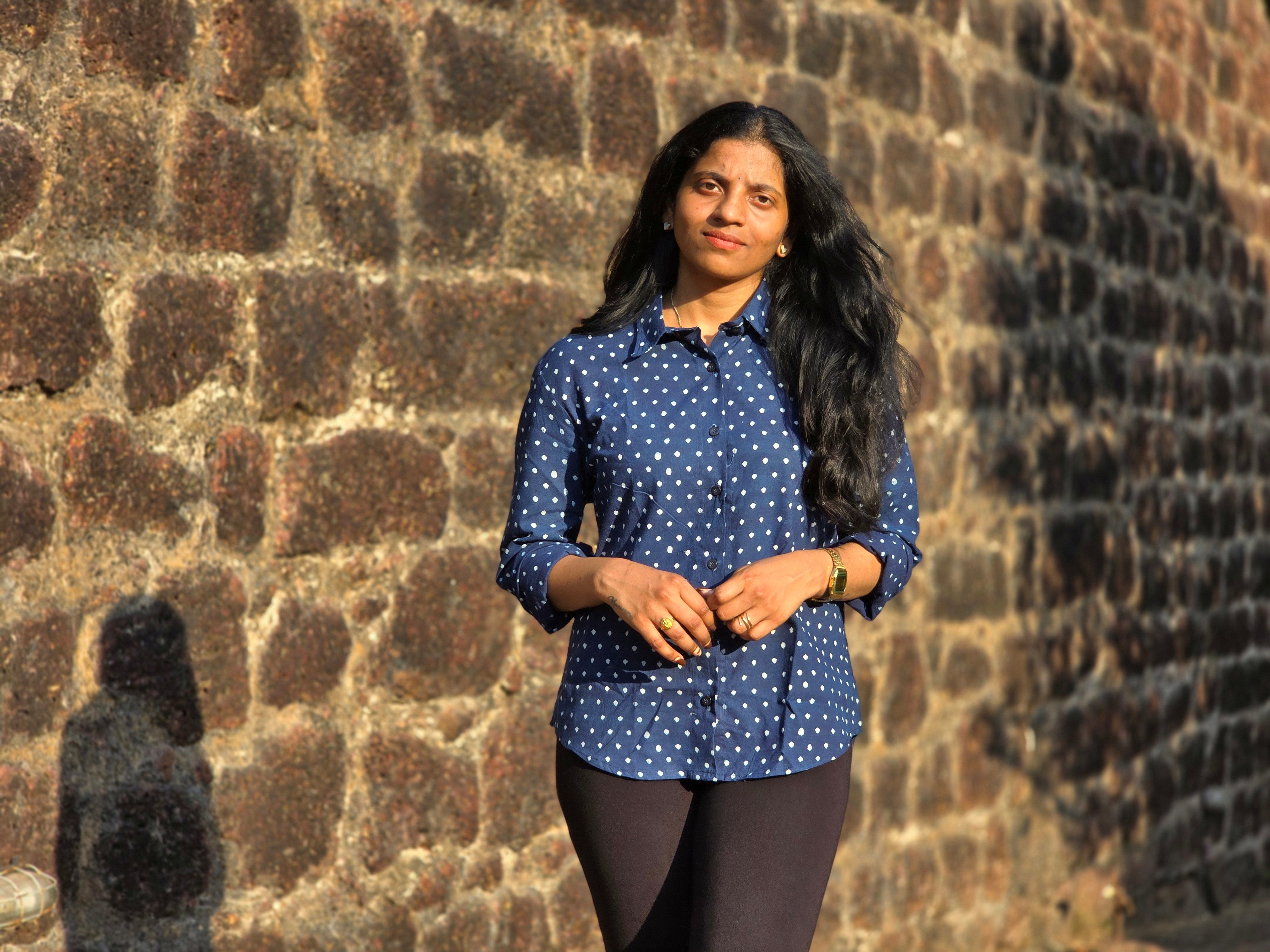 Hasta Classics- Indigo Diamond Dots