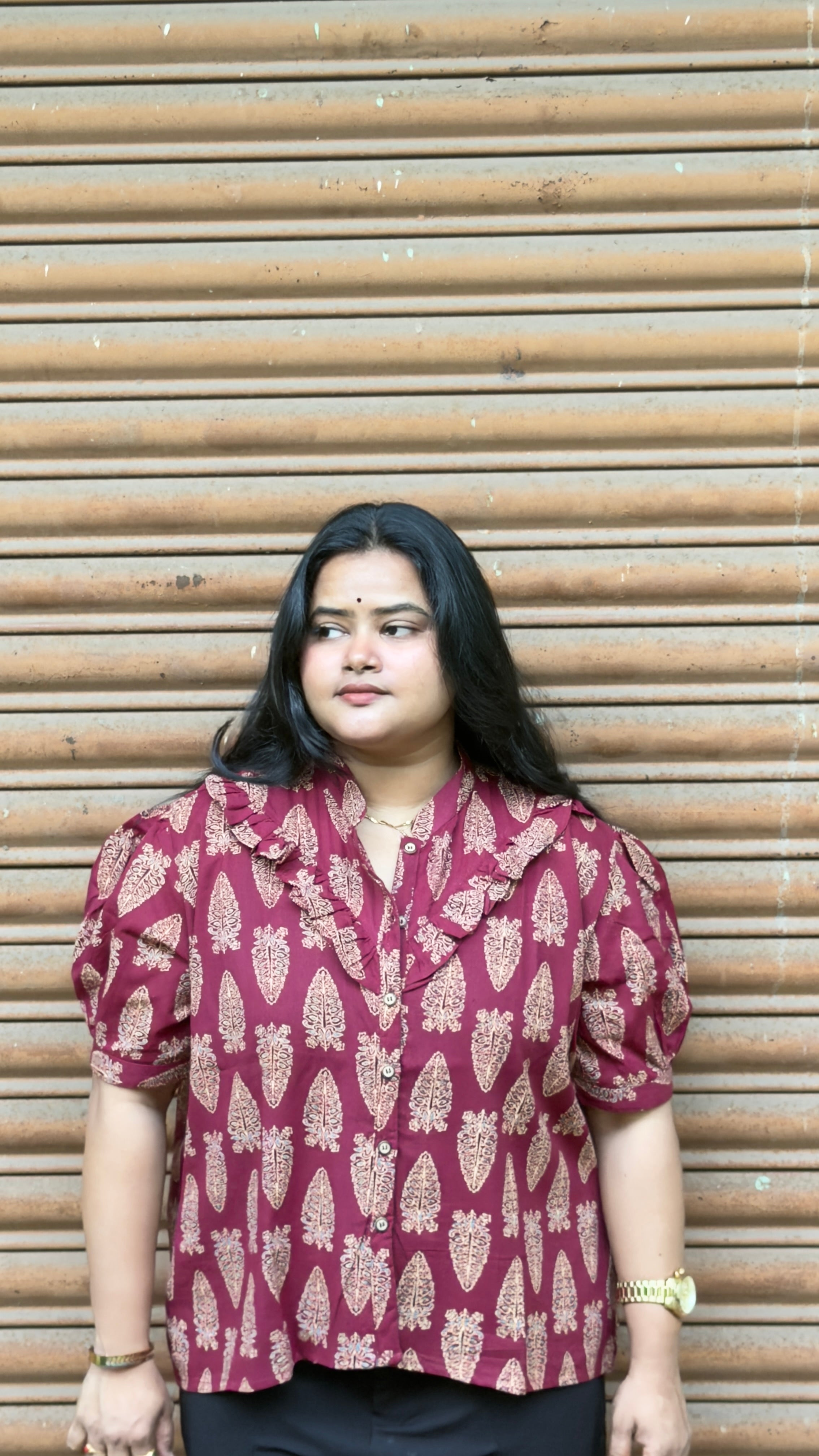 Mridu - Maroon Boho