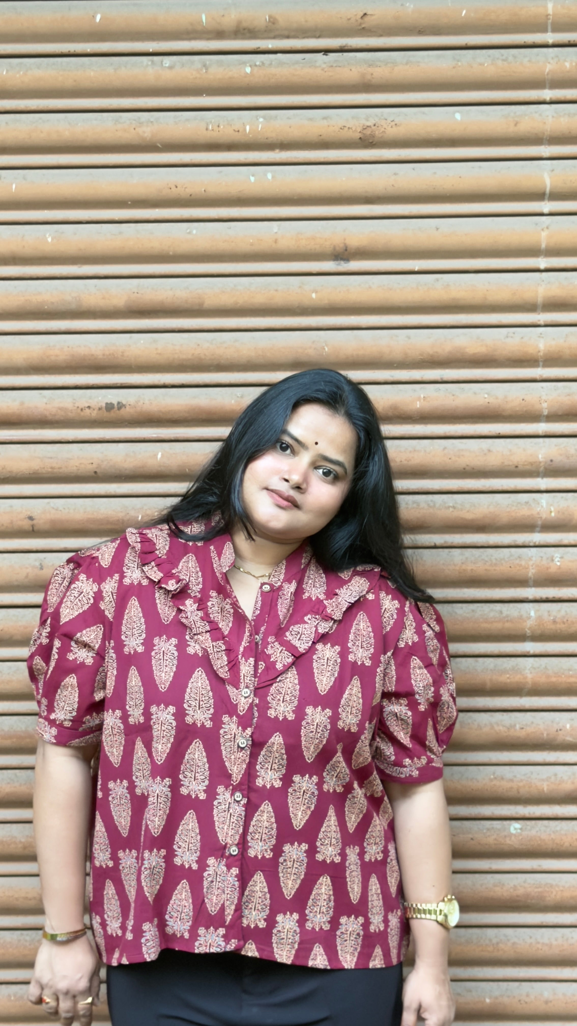 Mridu - Maroon Boho