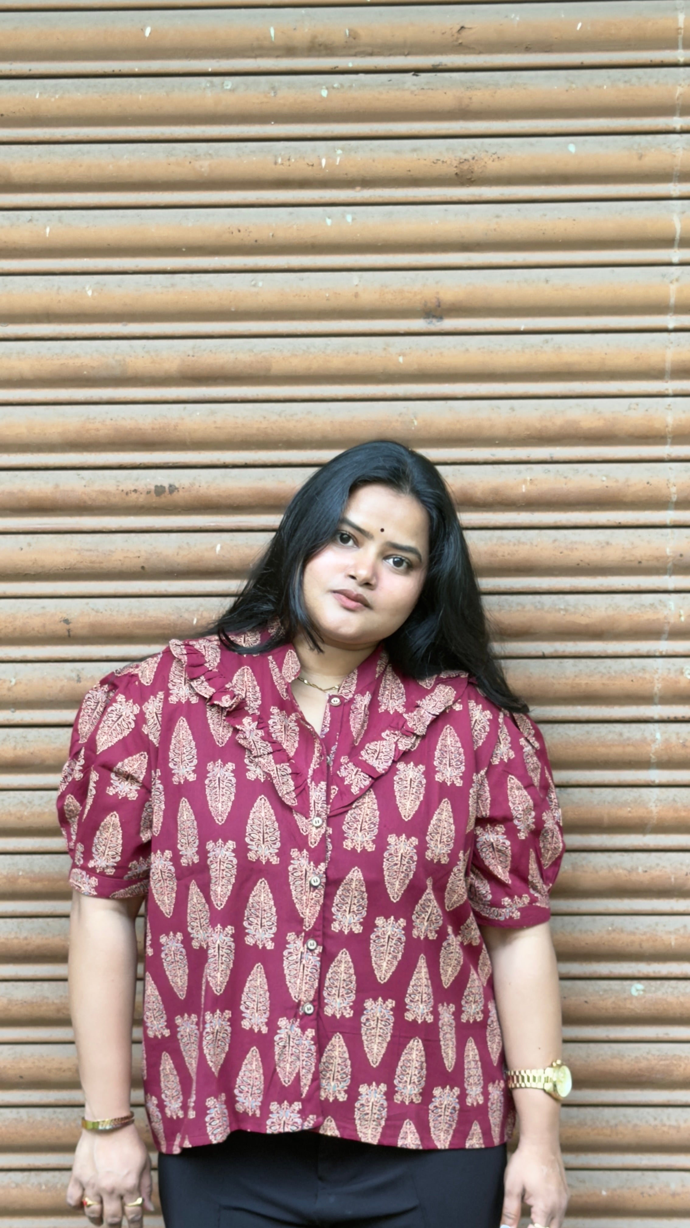 Mridu - Maroon Boho